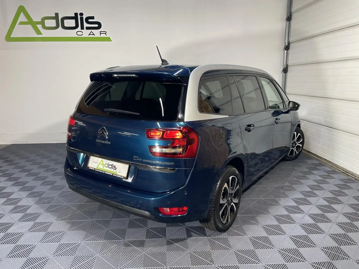 Citroen Grand C4 Picasso 1.5 BlueHDI 130 SHINE GPS BLUETOOTH 7PL TOIT PANO Bleu - 2