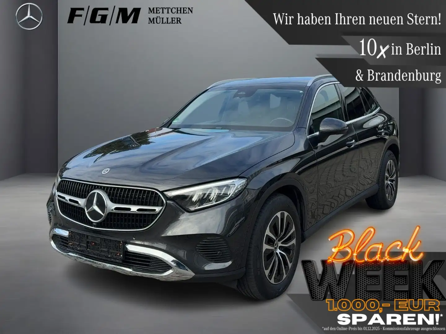 Mercedes-Benz GLC 200 4M Avantgarde/LED/R-Kamera/Memory/Totwink Gris - 1