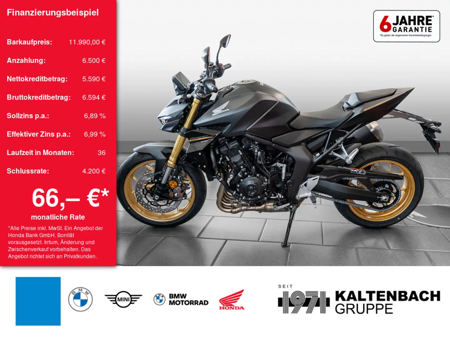 Honda CB 1000 Hornet SP LED SCHEINWERFER Negro - 1