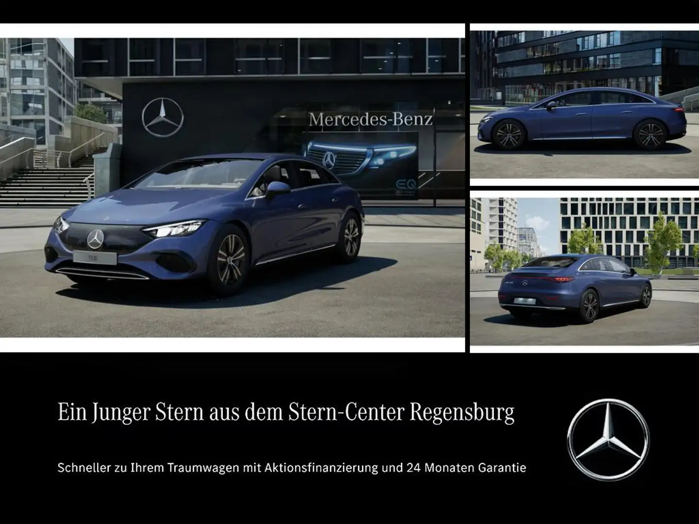 Mercedes-Benz EQE 300 Electric Art+MEMORY+DISTRONIC+KEYLESS-GO Blauw - 1
