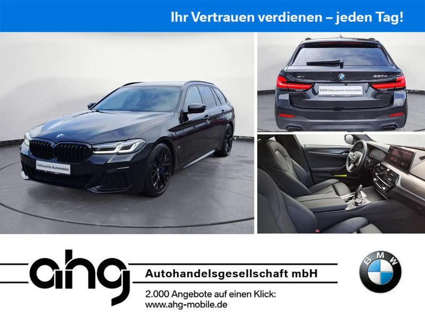 BMW 530 d xDrive Touring M Sportpaket Innovationsp. Schwarz - 1