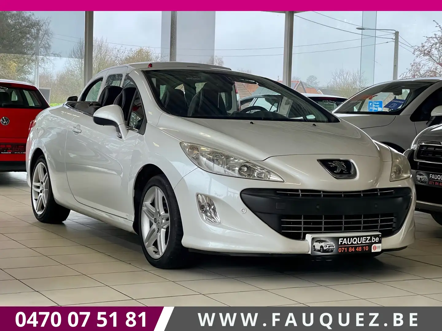 Peugeot 308 CC 1.6 THP • GPS / Airco / Sièges chauff. Blanc - 1