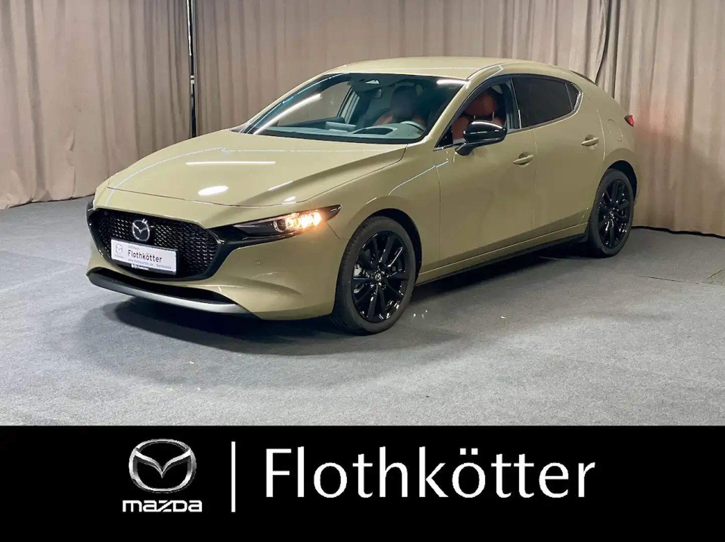 Mazda 3 140PS AUTO NAGISA*BOSE*TEILLEDER Beige - 1