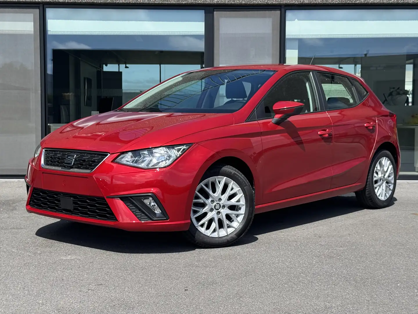 SEAT Ibiza Ibiza 1.0 TSI Style - 95 PK | AIRCO + ALU + GPS | Rood - 1