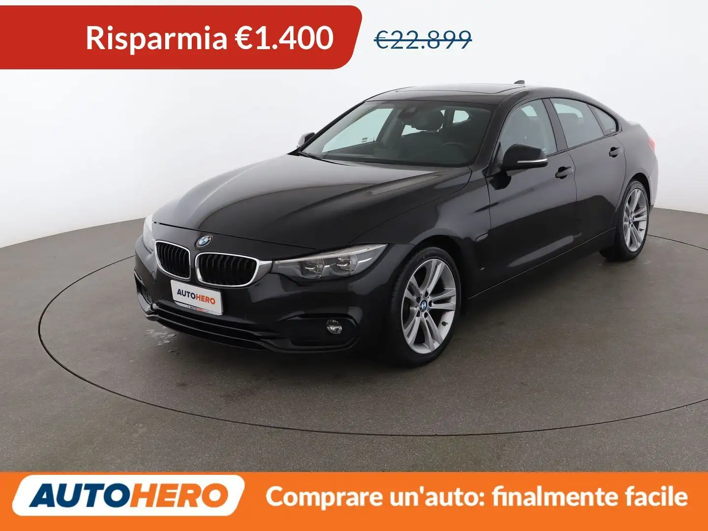 BMW 418 418d Gran Coupé Sport Line Schwarz - 1