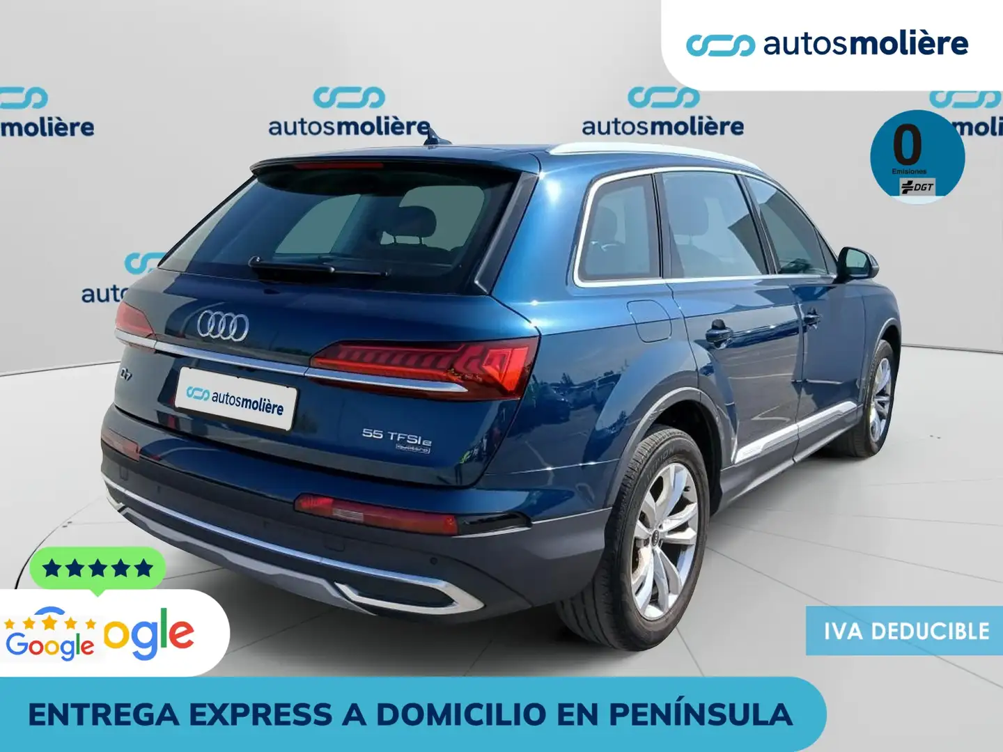 Audi Q7 55 TFSIe quattro tiptronic Blauw - 2