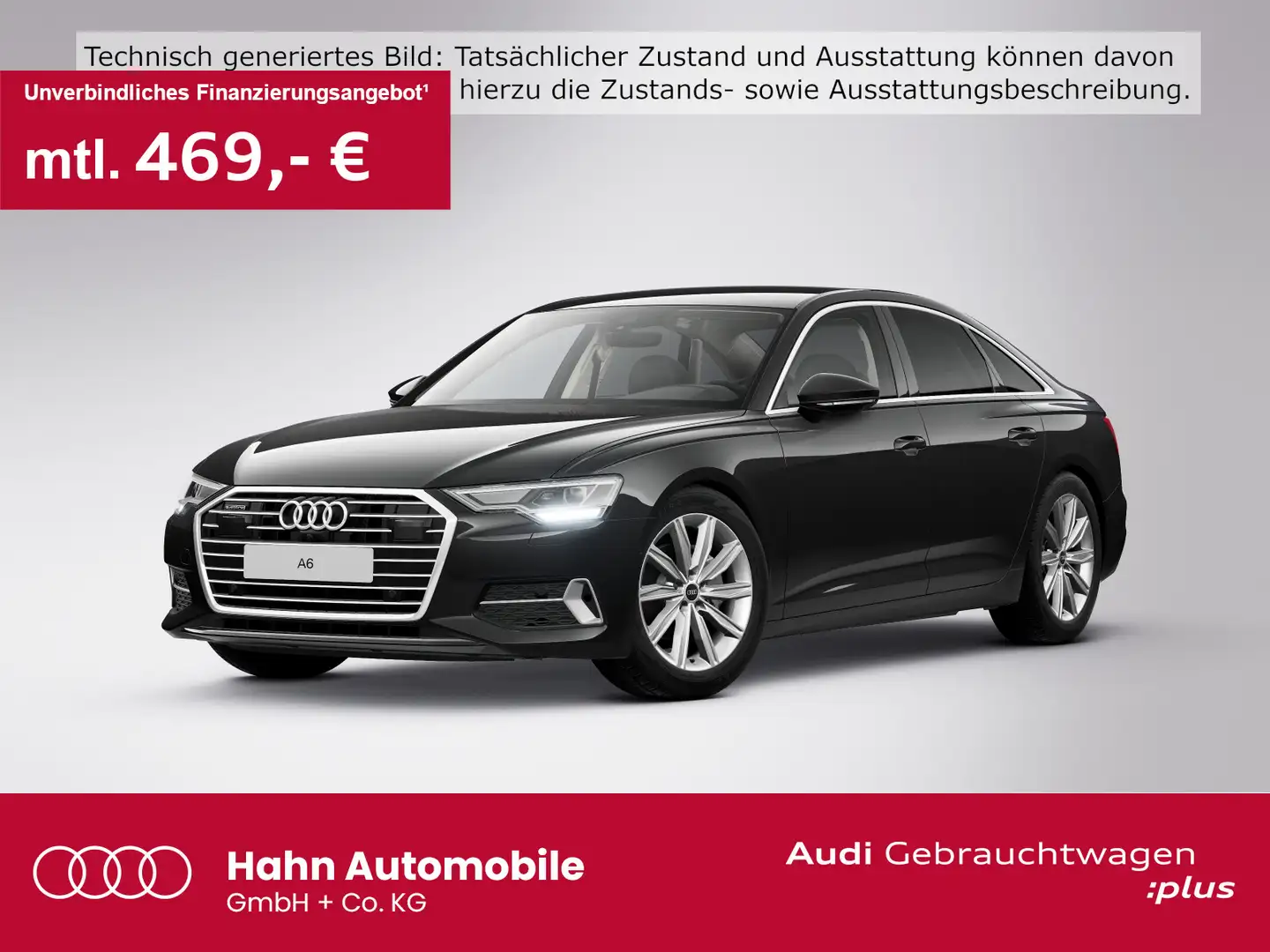 Audi A6 40 TDI quattro Virtual Carplay ACC Schwarz - 1