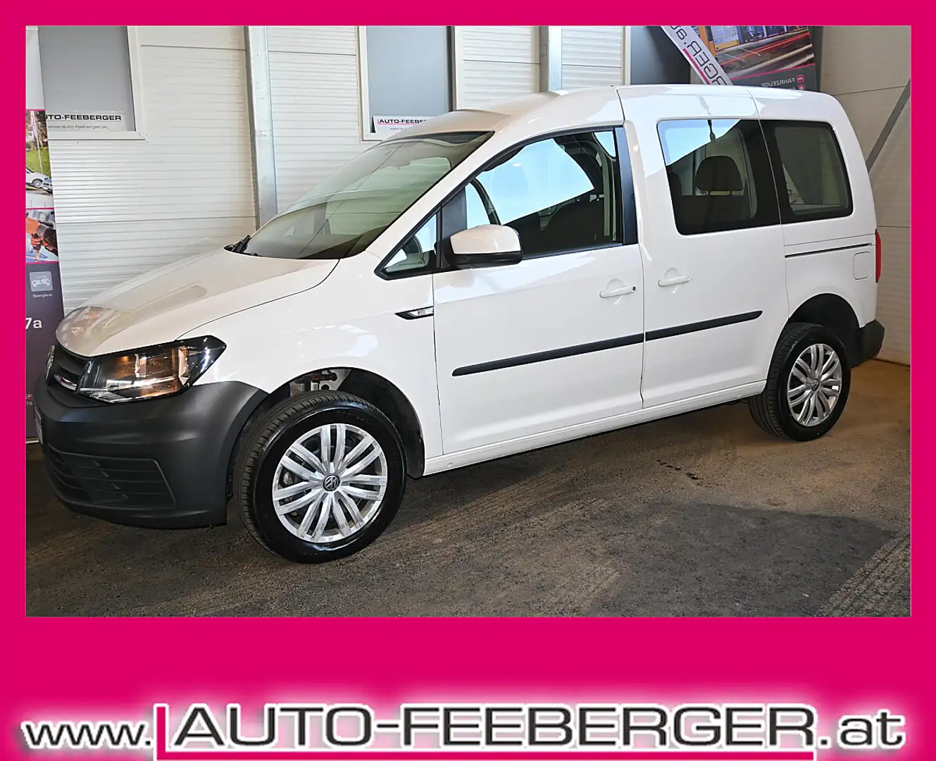 Volkswagen Caddy 4Motion 2.0 TDI BlueMotionTech ; AHK, NAVI, Blu... Weiß - 1