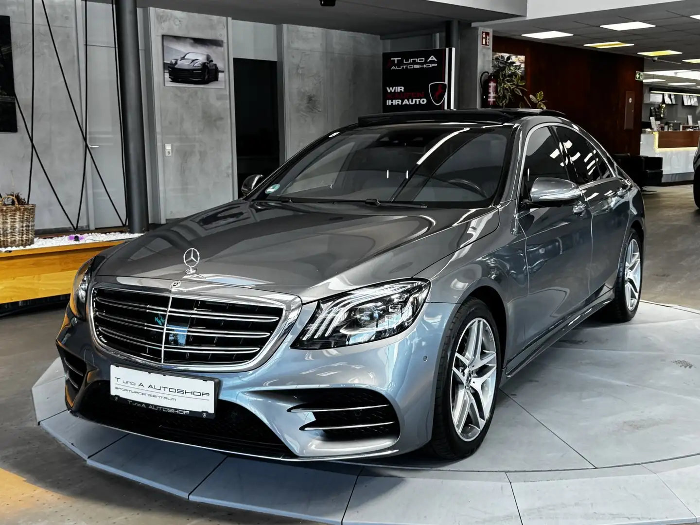Mercedes-Benz S 400 d 4Matic *360 Kamera*AHK*Pano Grau - 1