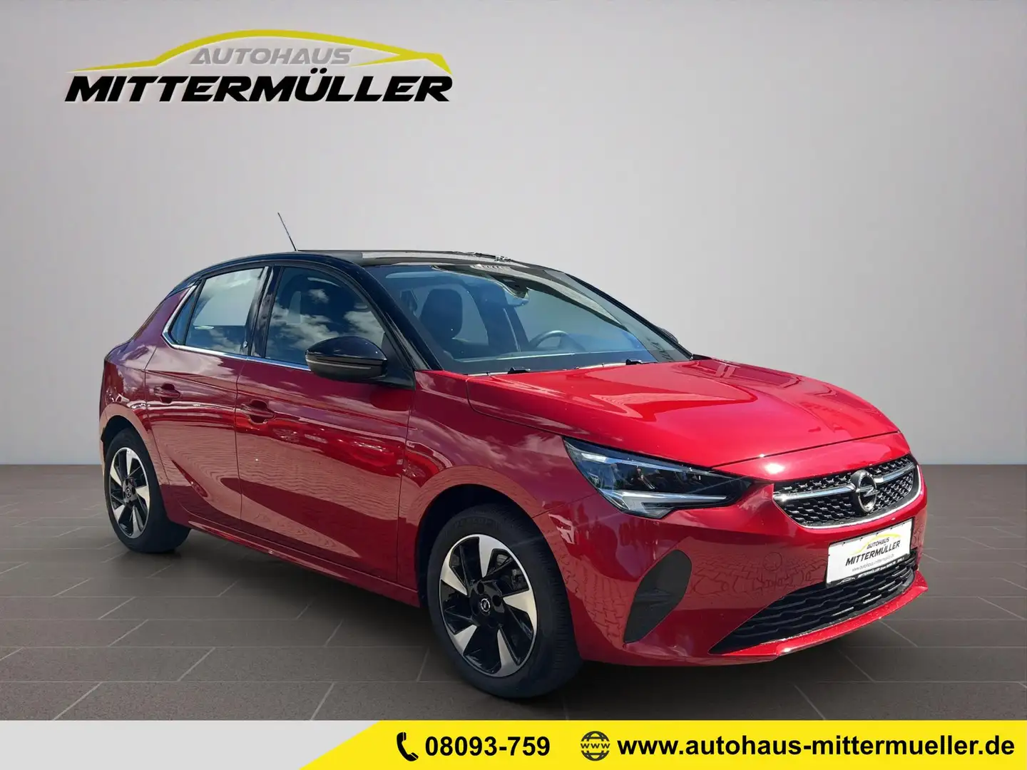 Opel Corsa F e Elegance PDC Standheizung Sitzhzg Rot - 1