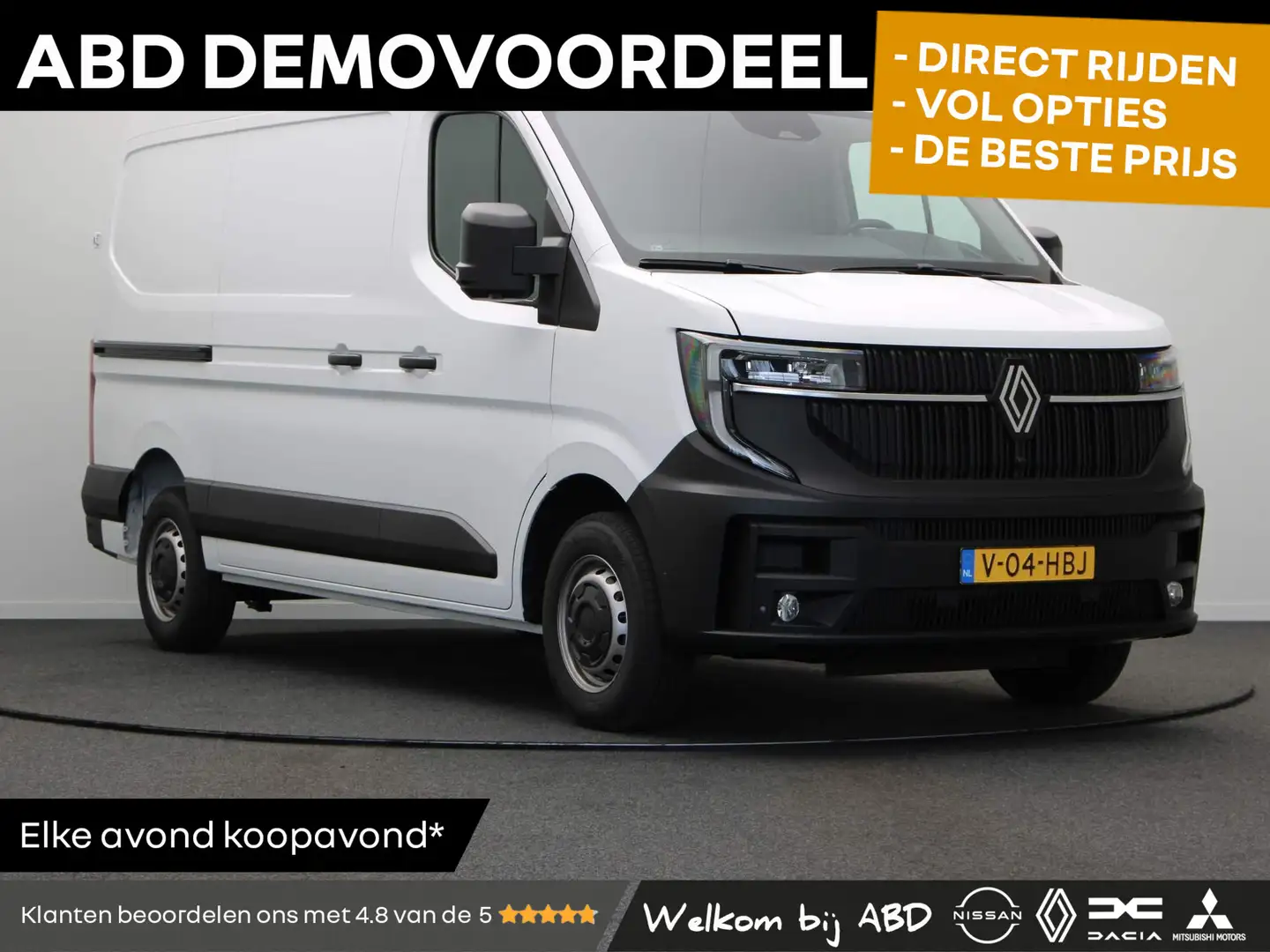 Renault Master T35 2.0 dCi 150pk L2H2 Advance | Laadruimtebetimme Wit - 1