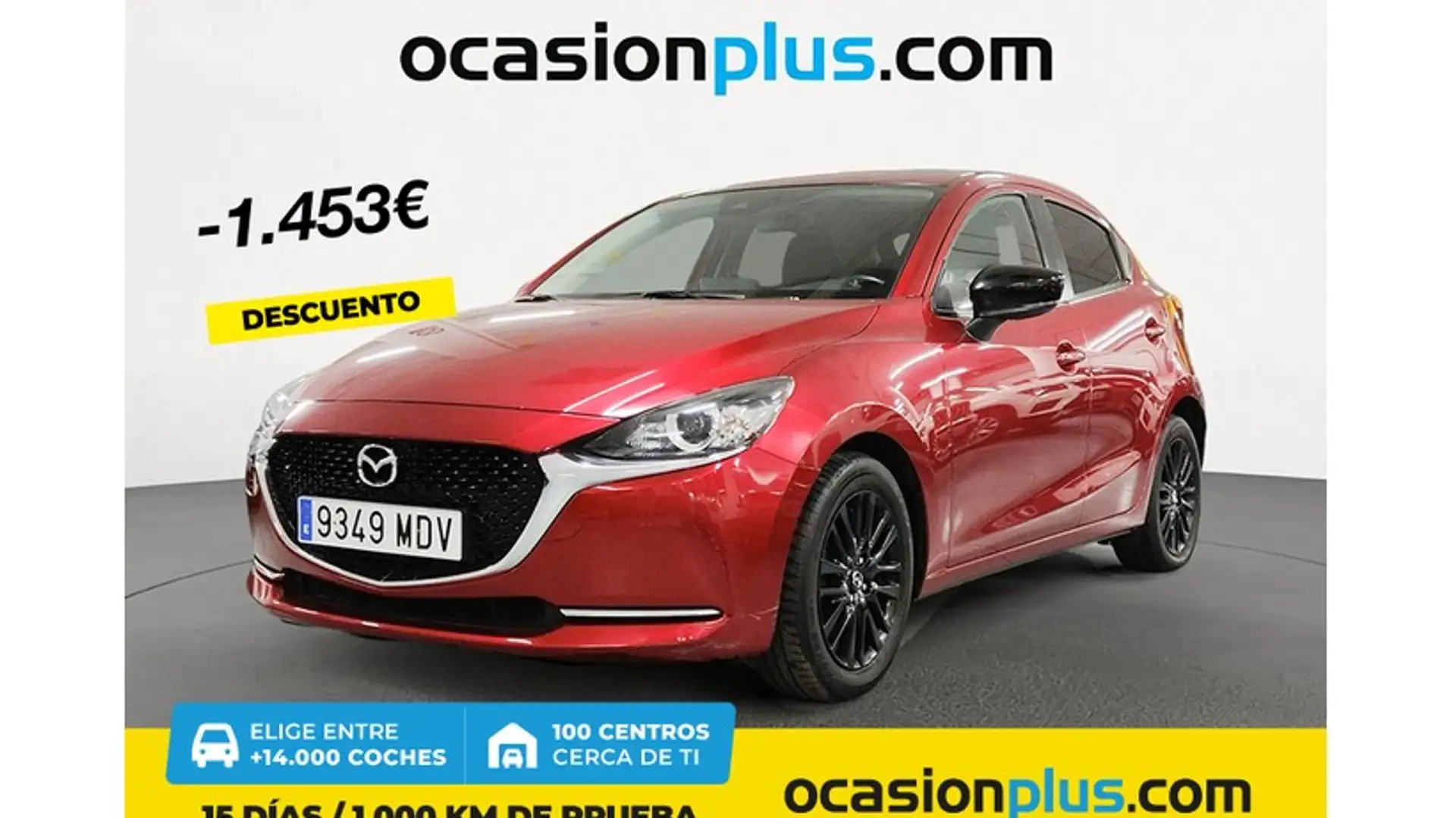 Mazda 2 1.5 e-Skyactiv-g Homura pantalla 8´´ 66kW Rojo - 1