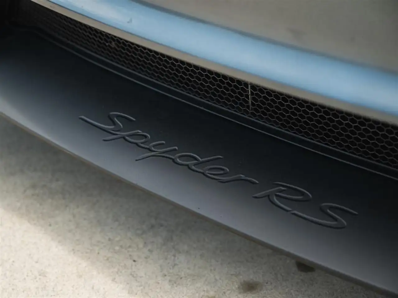 Porsche 718 Spyder photo Porsche 718 Spyder