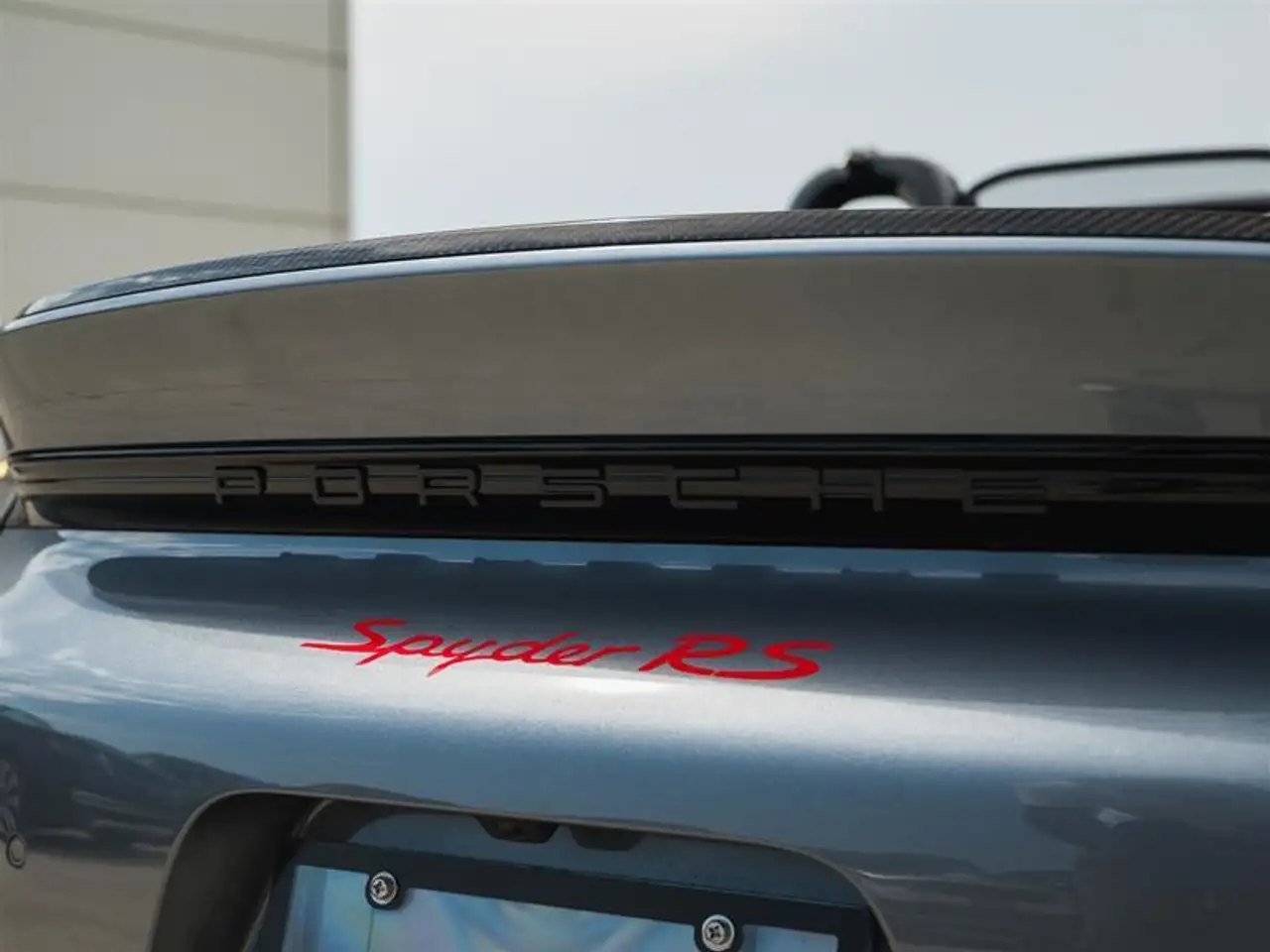 Porsche 718 Spyder photo Porsche 718 Spyder
