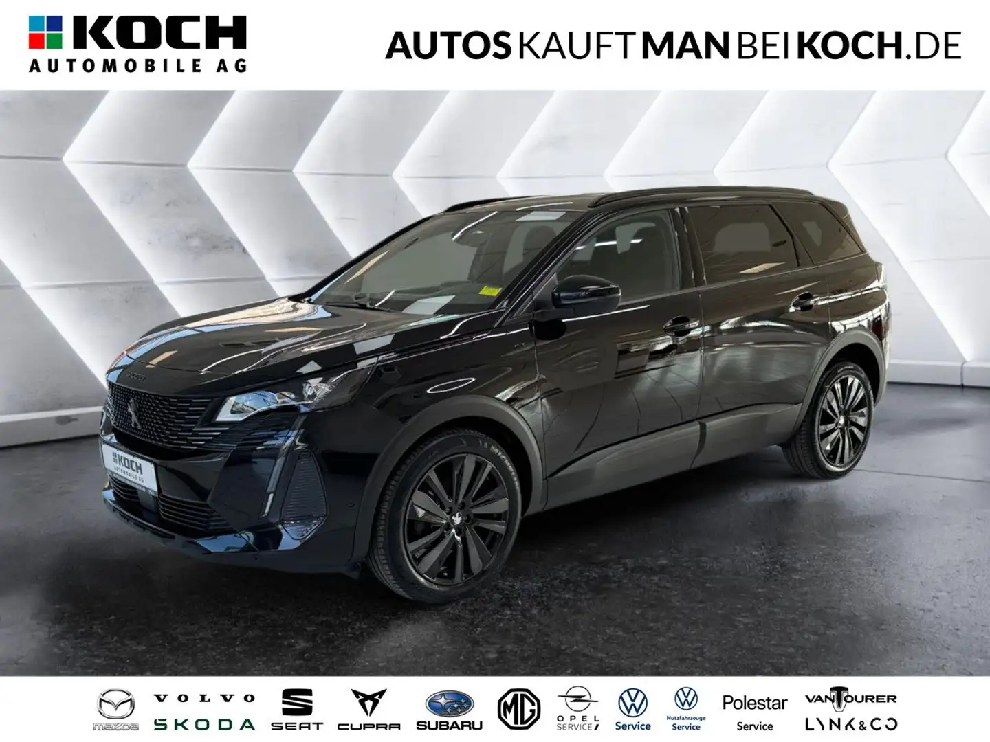Peugeot 5008 PureTech 130 EAT8 GT BLACK PACK 7S E-KLAPPE Schwarz - 1