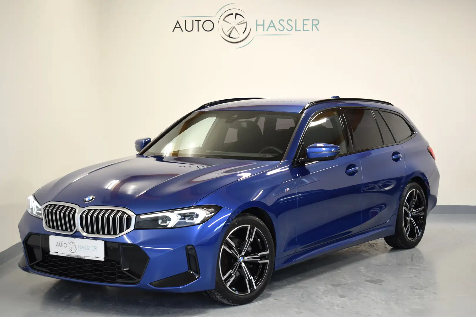 BMW 318 d Touring M-Sport Aut. LCI II Blau - 1