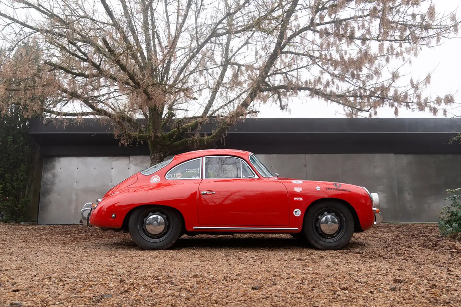 Porsche 356 C - 75 cv - 1965 - MATCHING NUMBERS Rouge - 2