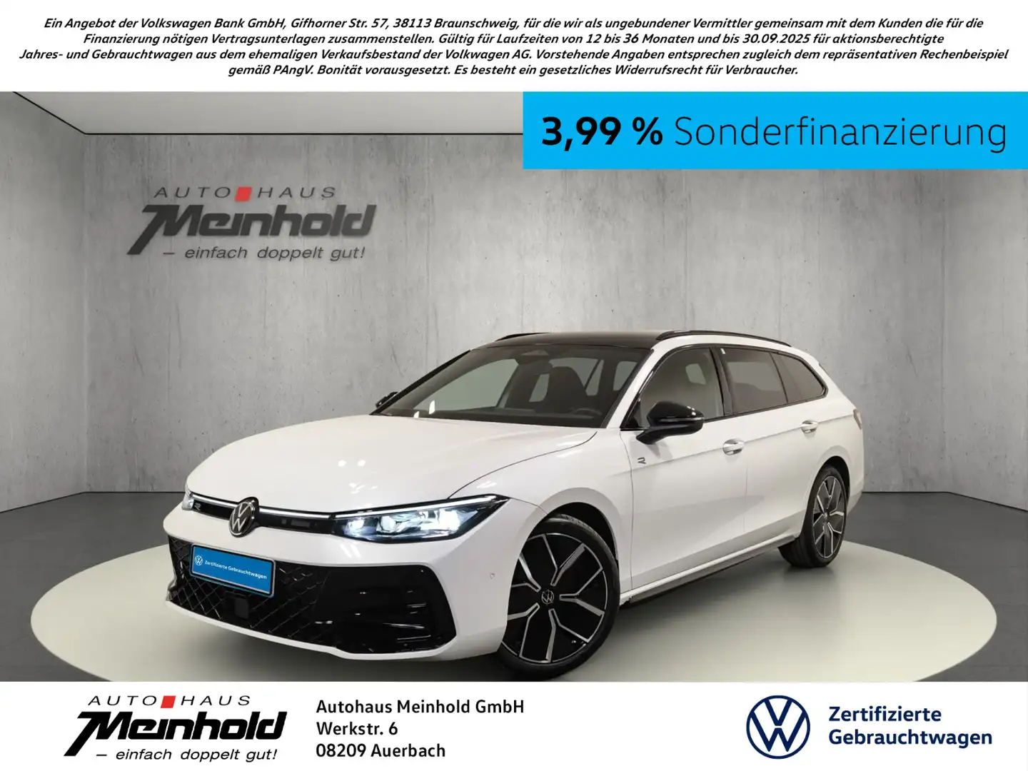 Volkswagen Passat Variant 2.0 TDI DSG R-Line Signature, AHK Weiß - 1