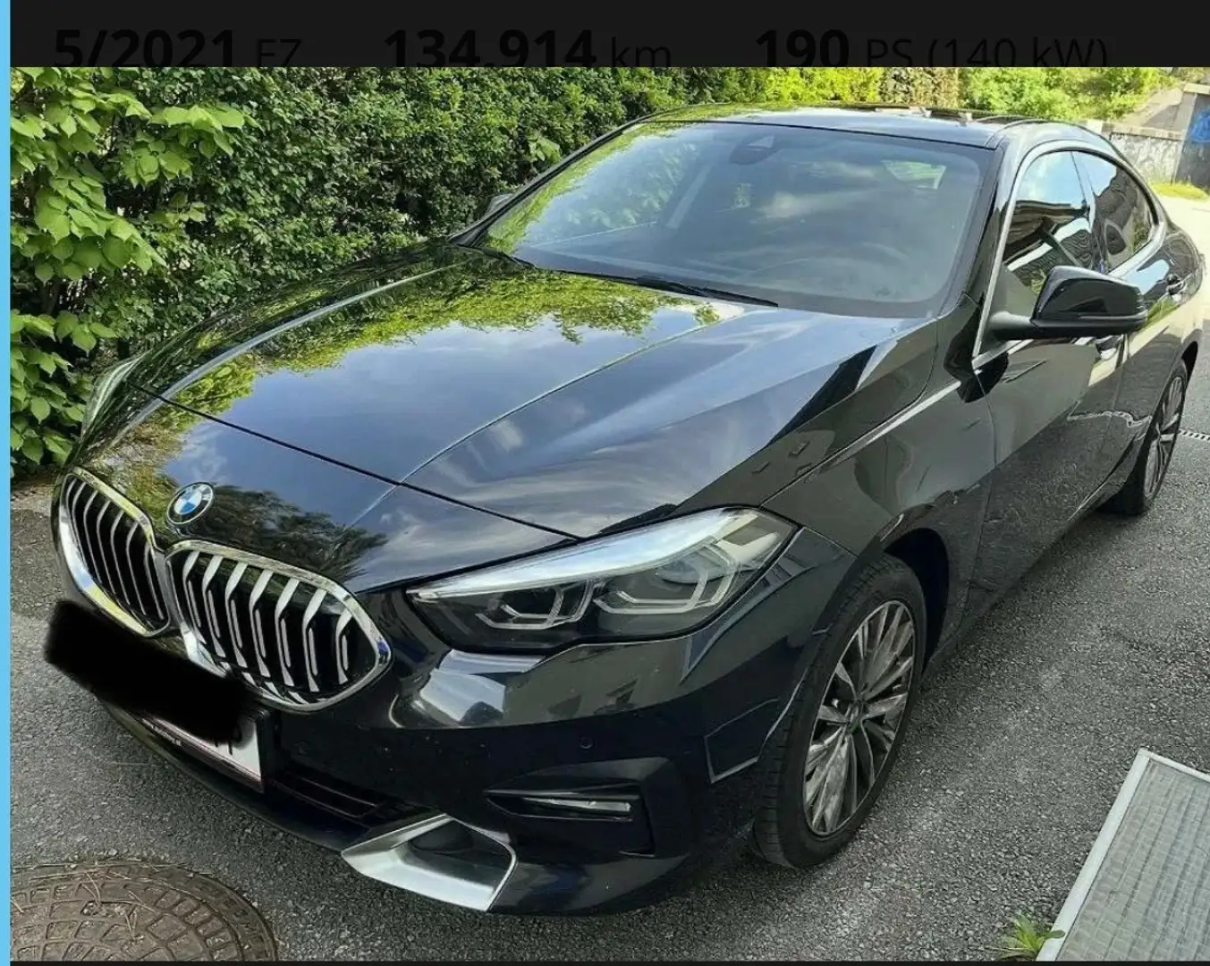 BMW 220 220d xDrive Gran Coupe Aut. Schwarz - 1