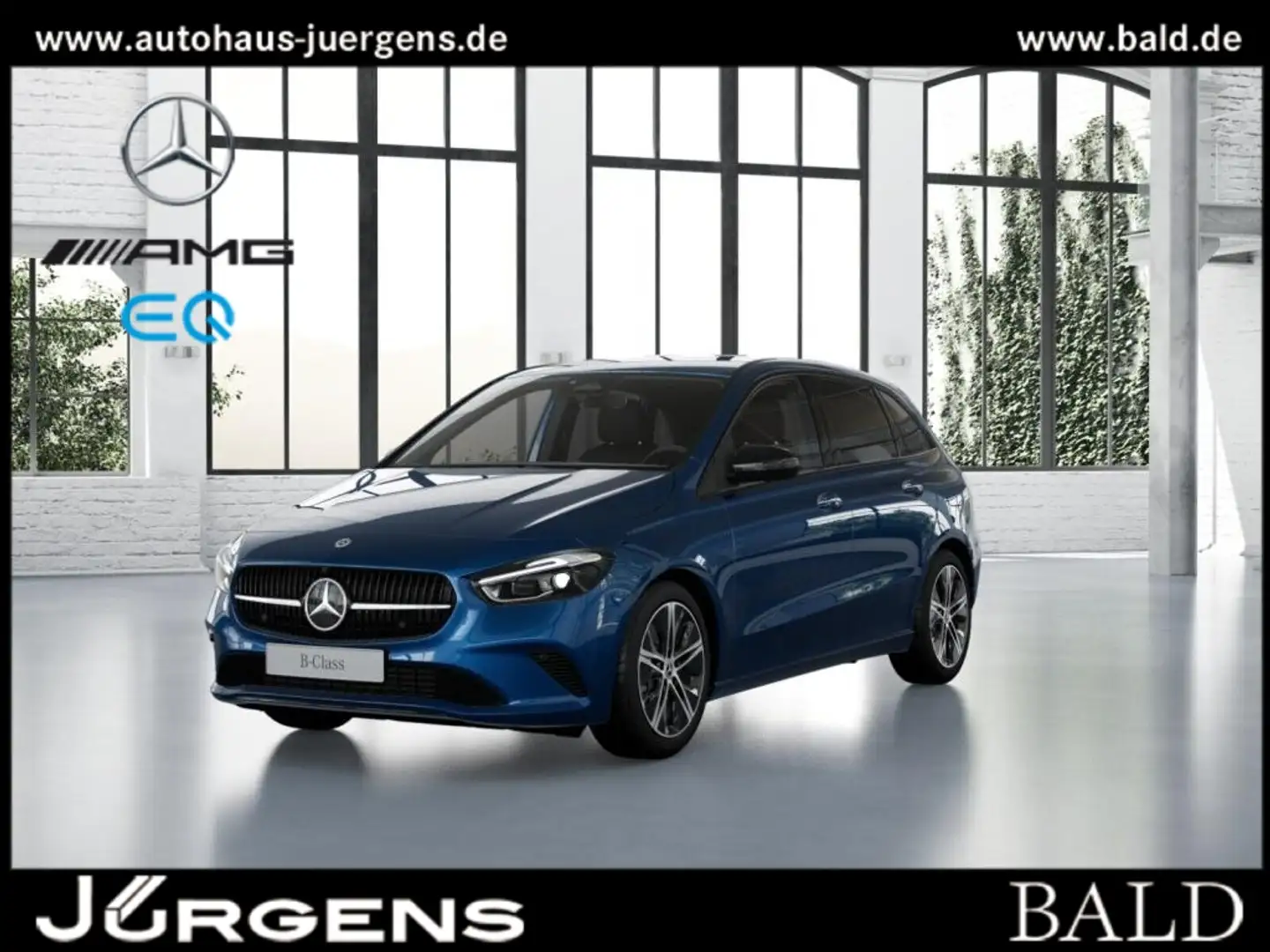 Mercedes-Benz B 250 e Progressive/MBeam/Distr/Night/Memo/Totw Blau - 1