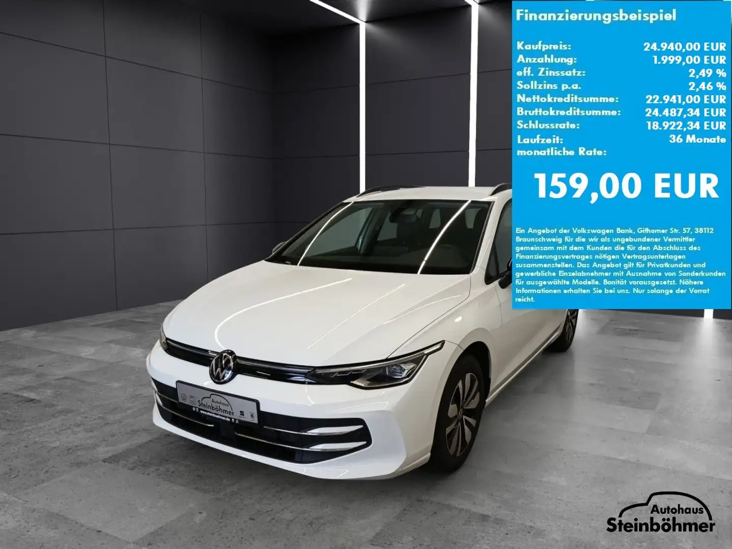 Volkswagen Golf Variant Goal 1.5TSI LEDPlus NAV AHK SHZ ACC Bianco - 2