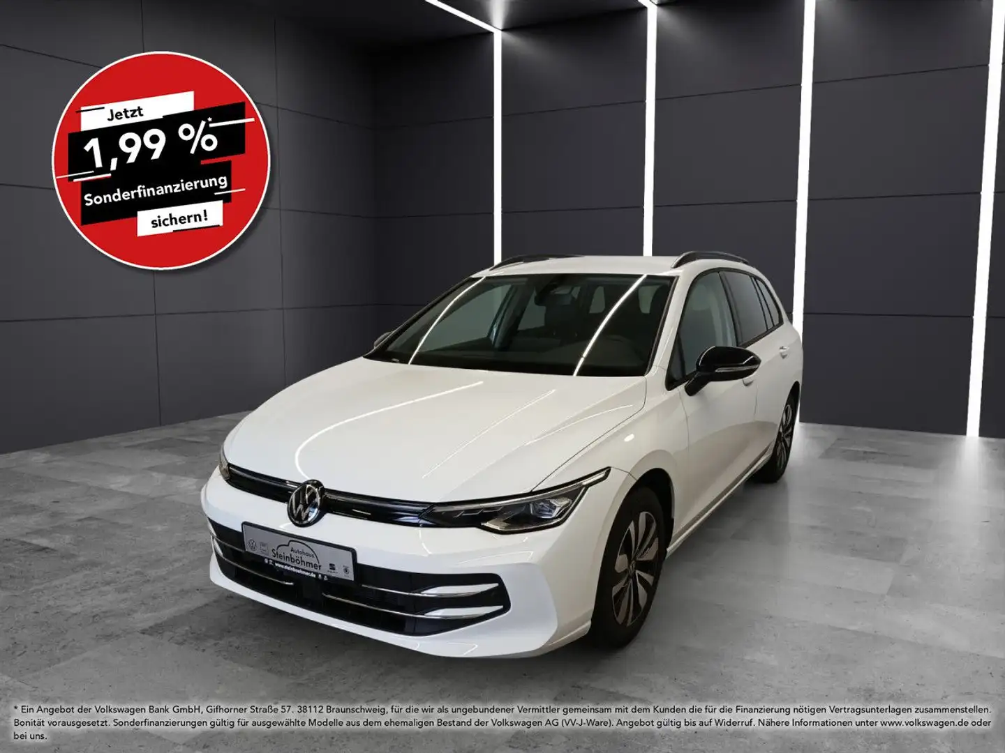 Volkswagen Golf Variant Goal 1.5TSI LEDPlus NAV AHK SHZ ACC Blanc - 1