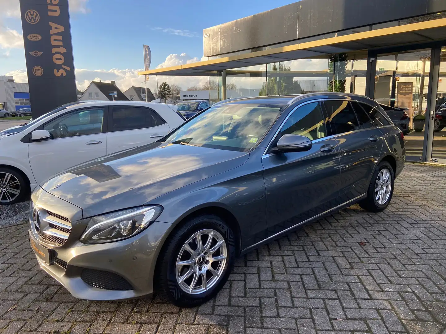 Mercedes-Benz C 180 Estate Business Solution|CC|Clima|1e Eigenaar Gris - 2