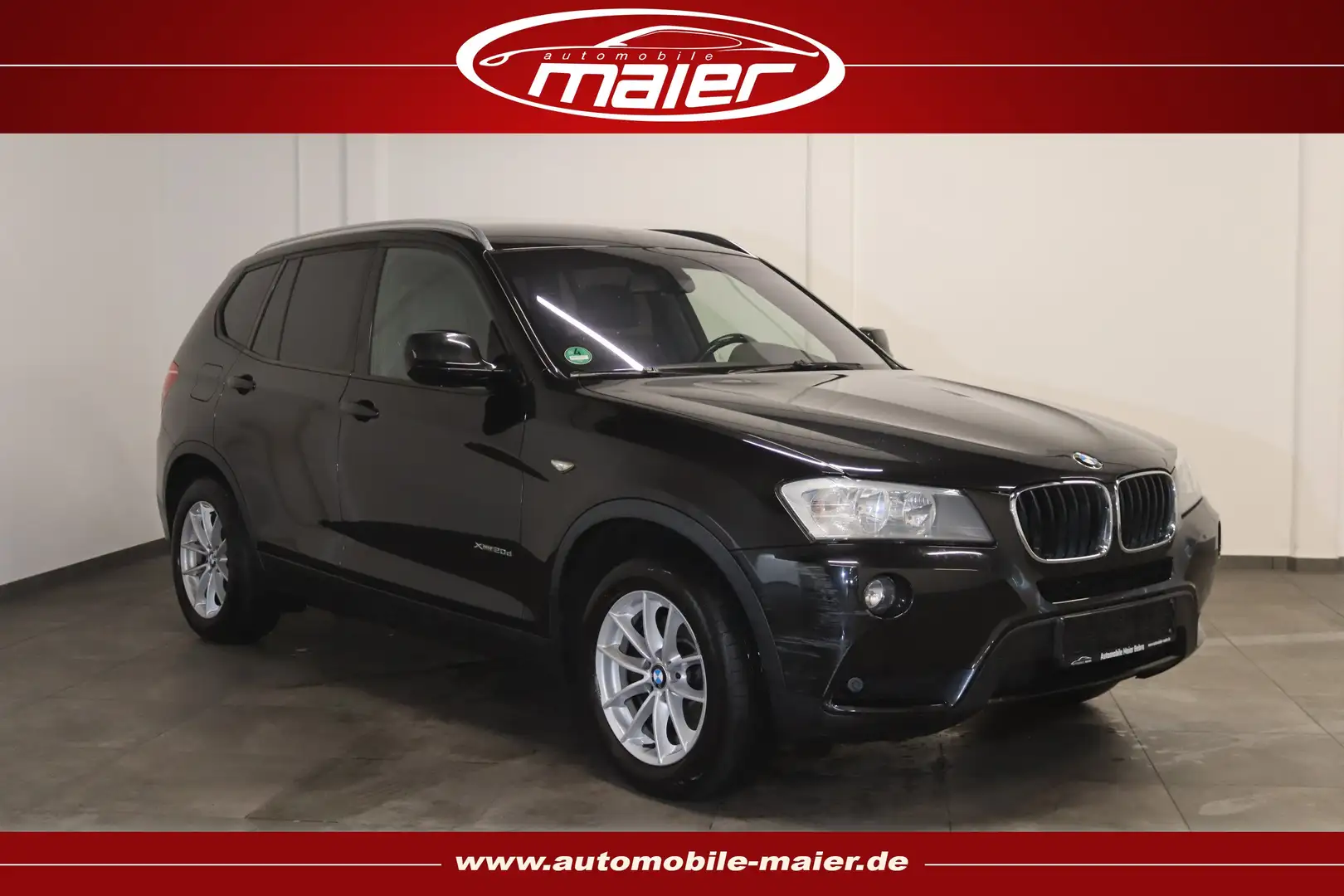 BMW X3 xDrive20d M-Lenkrad-Navi-Leder-SHZ-PDC-KESSY- Schwarz - 1