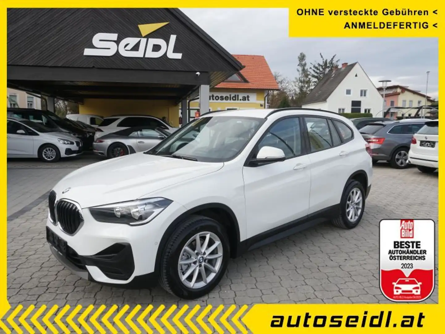 BMW X1 sDrive 16d Aut. *2022er+NAVI+KAMERA* Weiß - 1