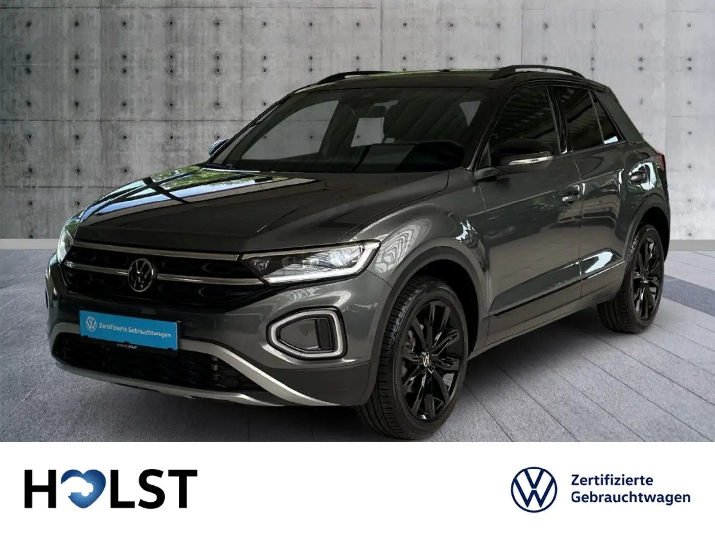 Volkswagen T-Roc 1.5TSI DSG Style IQ.DRIVE ACC RüFaKa SHZ LED Grau - 2