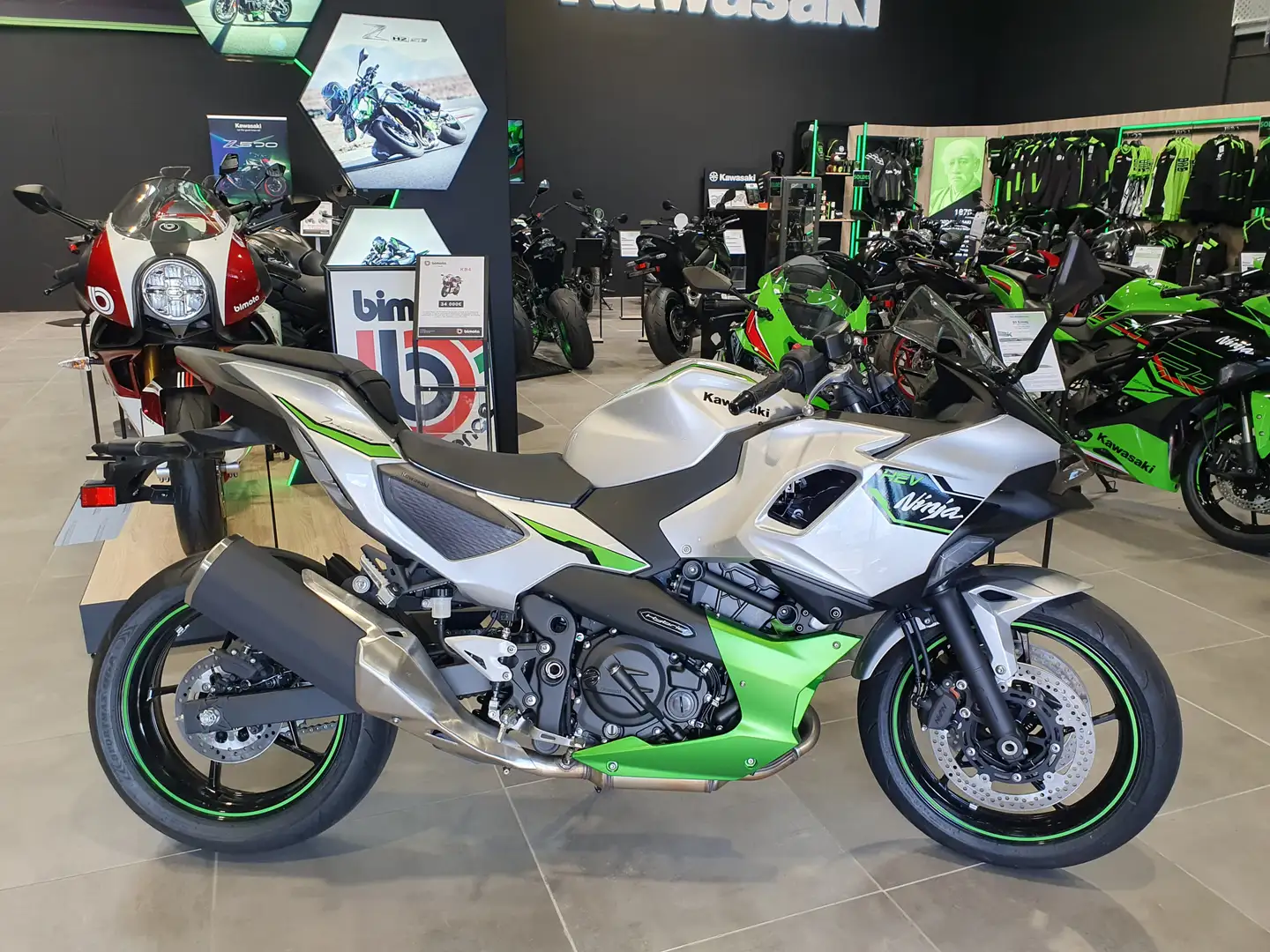Kawasaki Ninja 7 Hybrid Grijs - 1