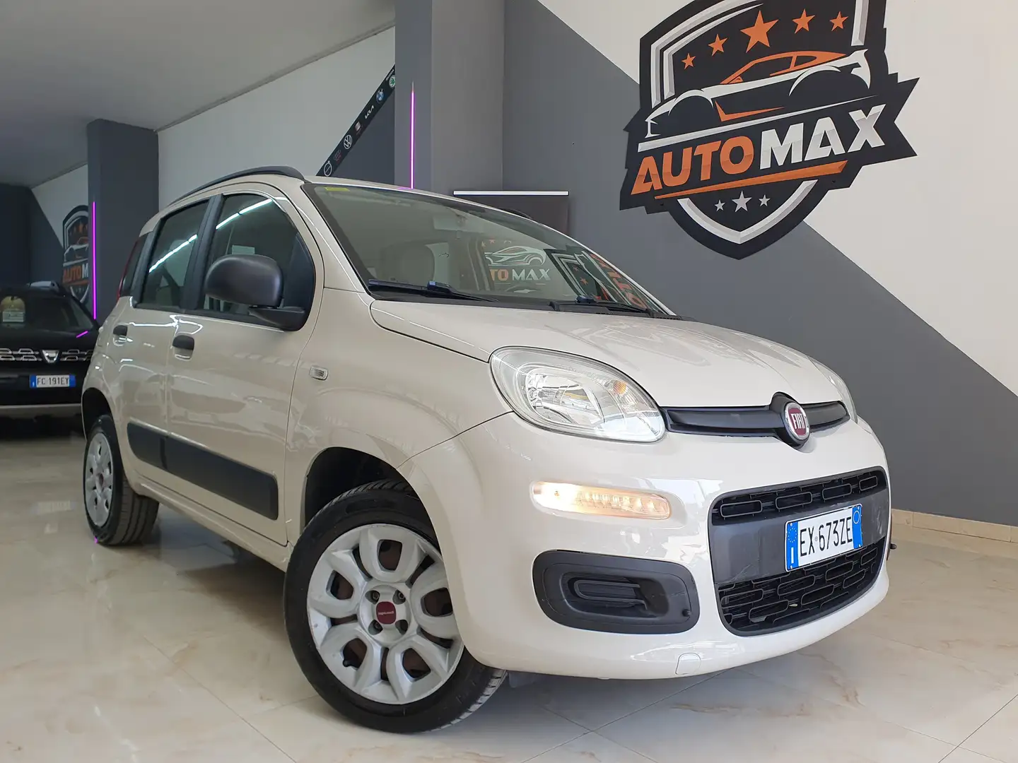 Fiat Panda Panda 0.9 t.air t. natural power Lounge 80cv E6 Beige - 1