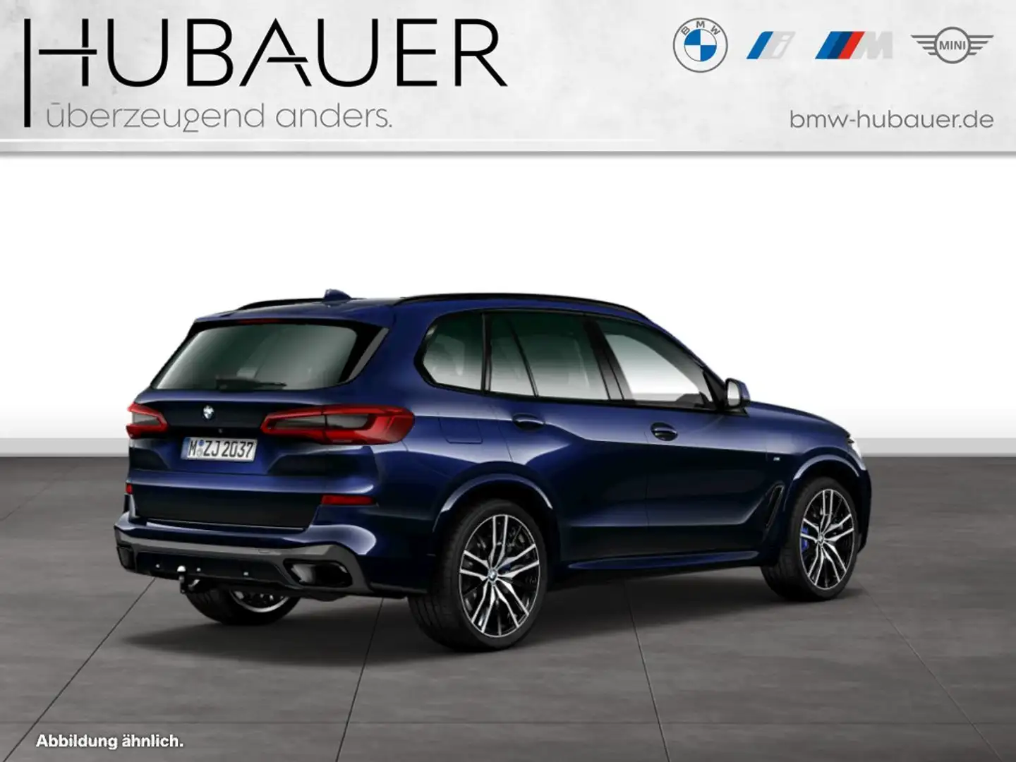 BMW X5 M 50i [Laser, DA Prof., 360°, HK Sound, AHK] Blau - 2
