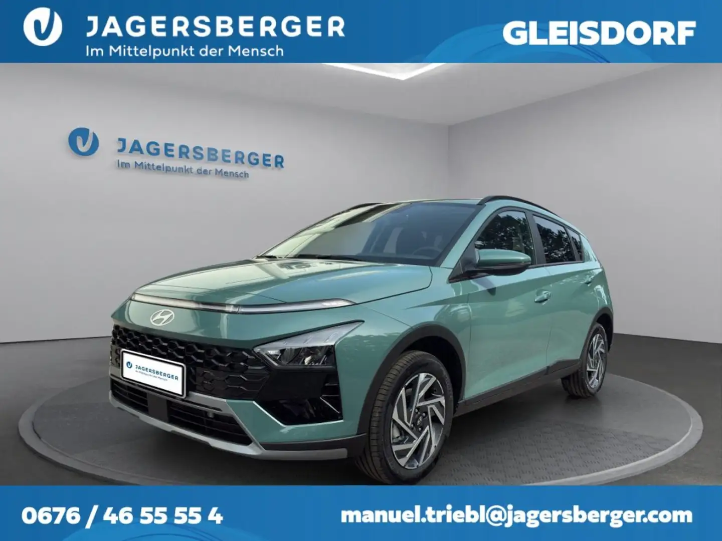 Hyundai BAYON GO Plus 1.0 T-GDI Grün - 1