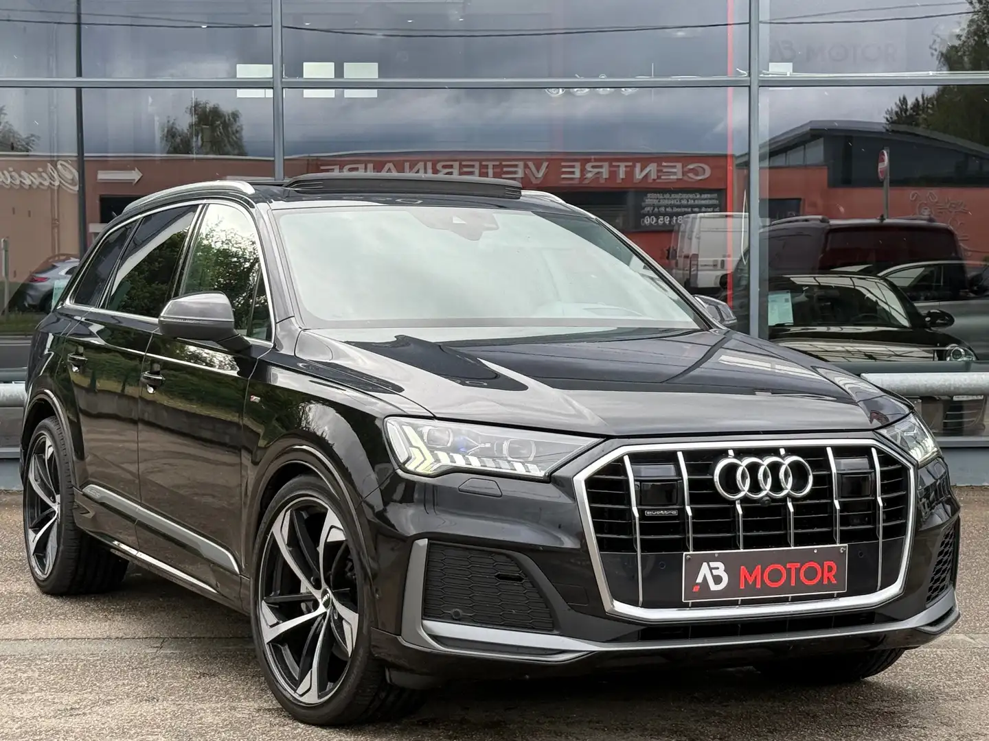 Audi Q7 45TDi 3X S-LINE BLACK 7PL PNEUMA. ACC HEAD-UP PANO Zwart - 1