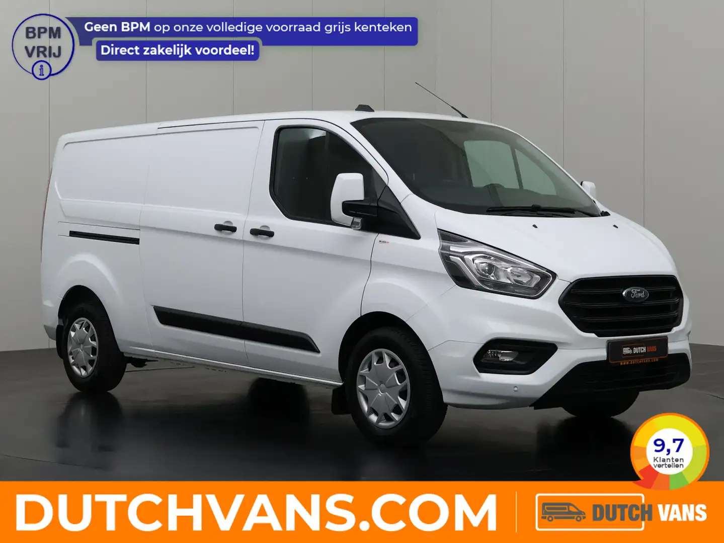Ford Transit Custom 2.0TDCi 130PK Lang | Multimedia | Airco | Cruise | Blanc - 1