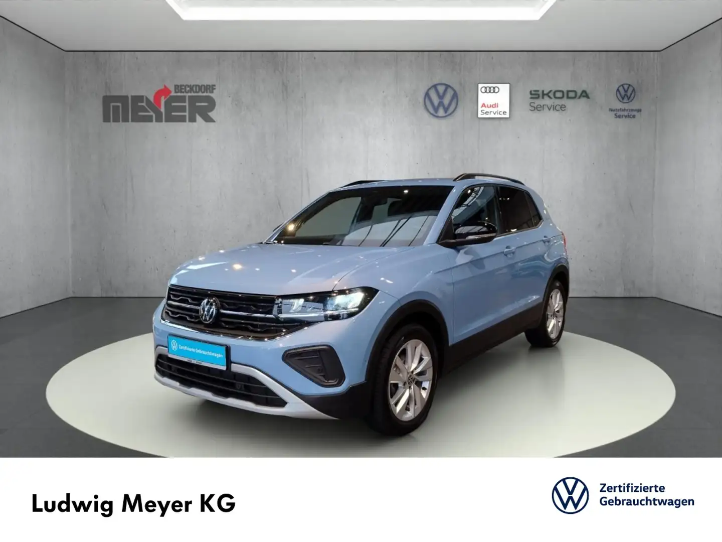 Volkswagen T-Cross GOAL 1.0 TSI DSG Klima Navi Rückfahrkamera Blau - 1