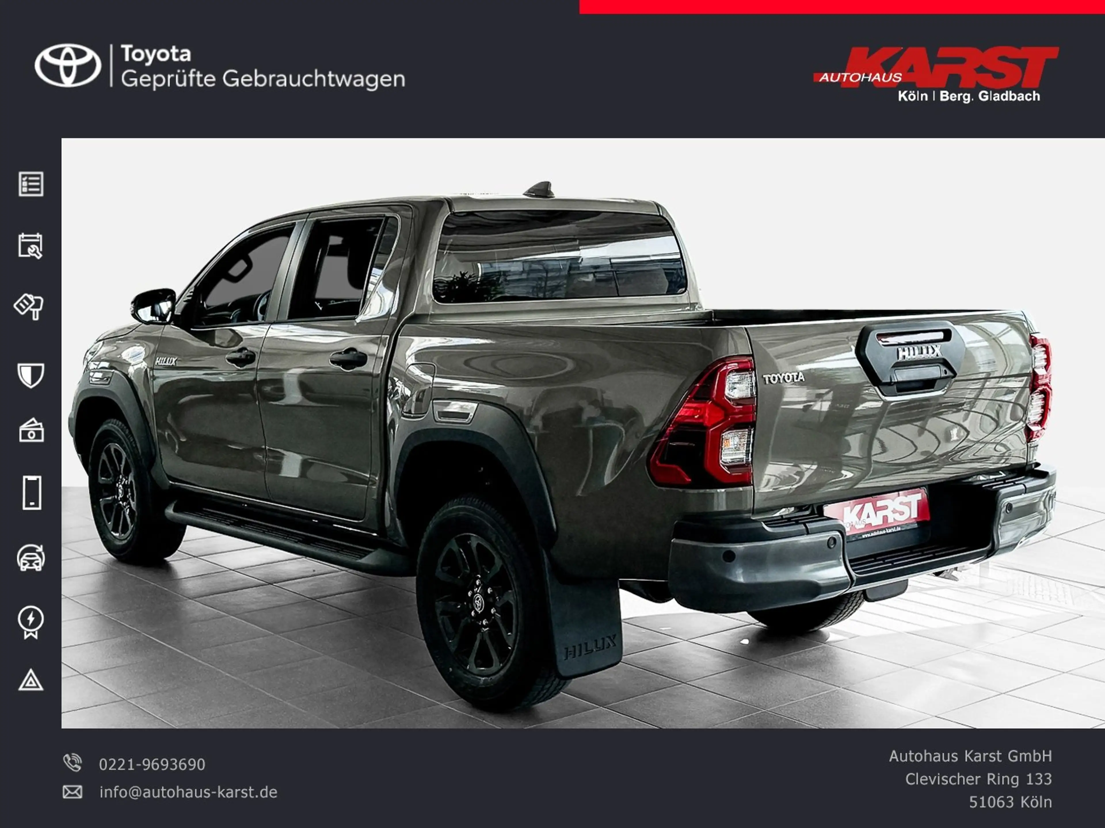 Toyota Hilux 2.8 D-4D 204 PS DoubleCab 4X4 Invincible — photo 2