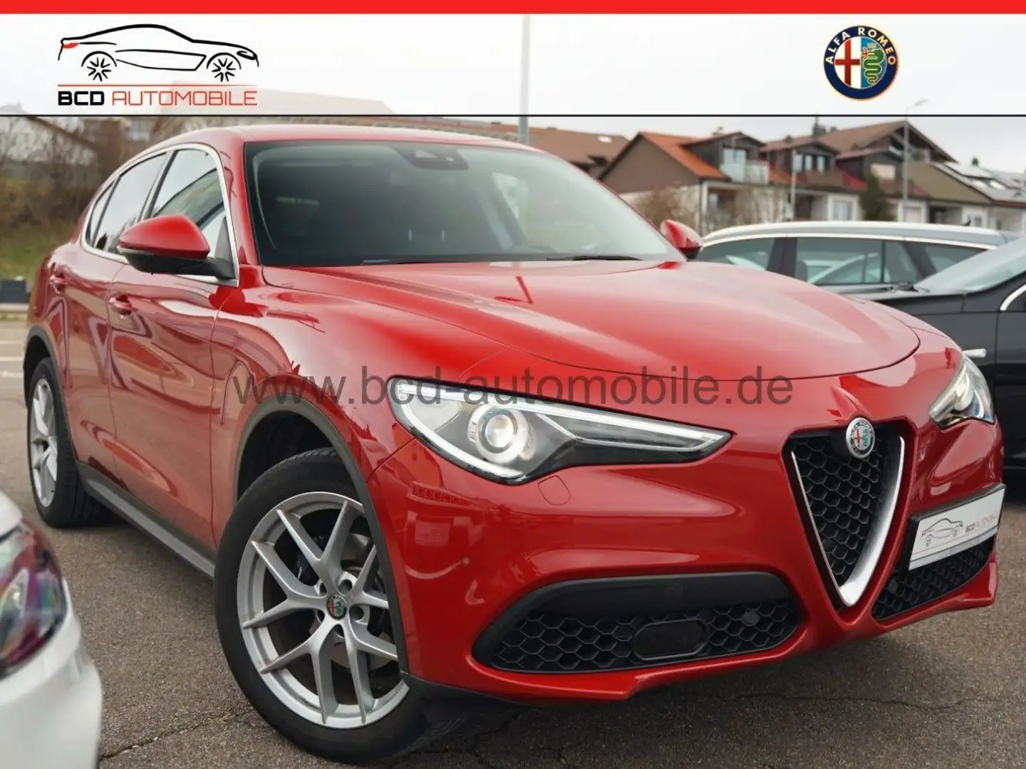 Alfa Romeo Stelvio Super Q4*VELOCE*AHK*NAVI*VOLL-LEDER*APPL Rot - 2