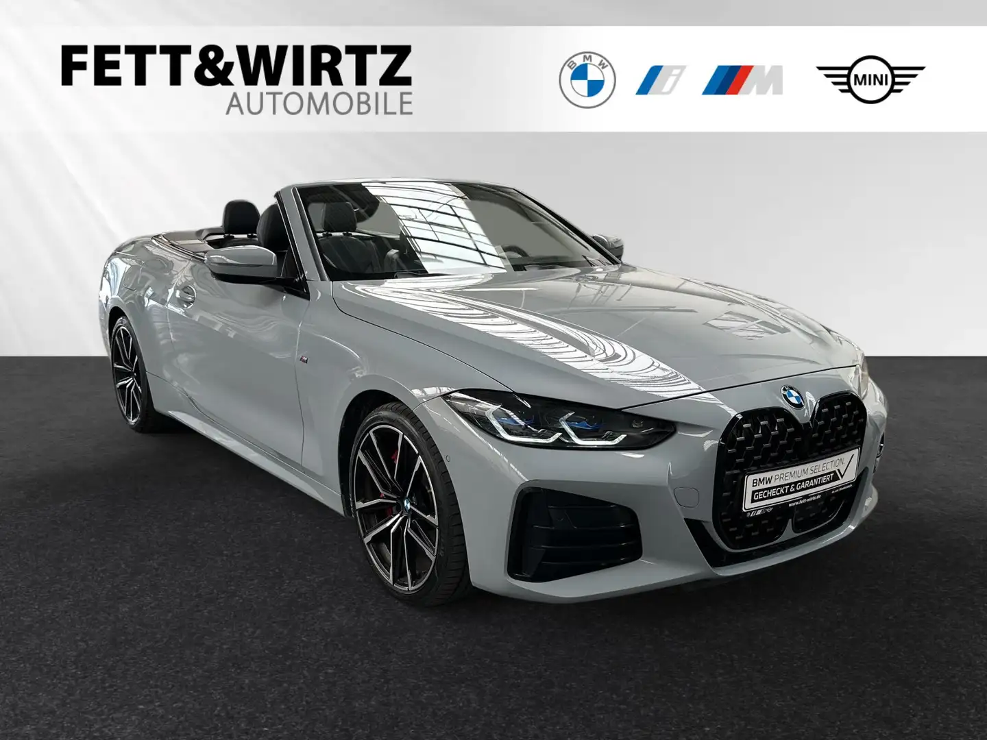 BMW 440 M440d xDrive Cabrio M Sport Pro|LC-Prof.|DA-Prof.| Šedá - 1