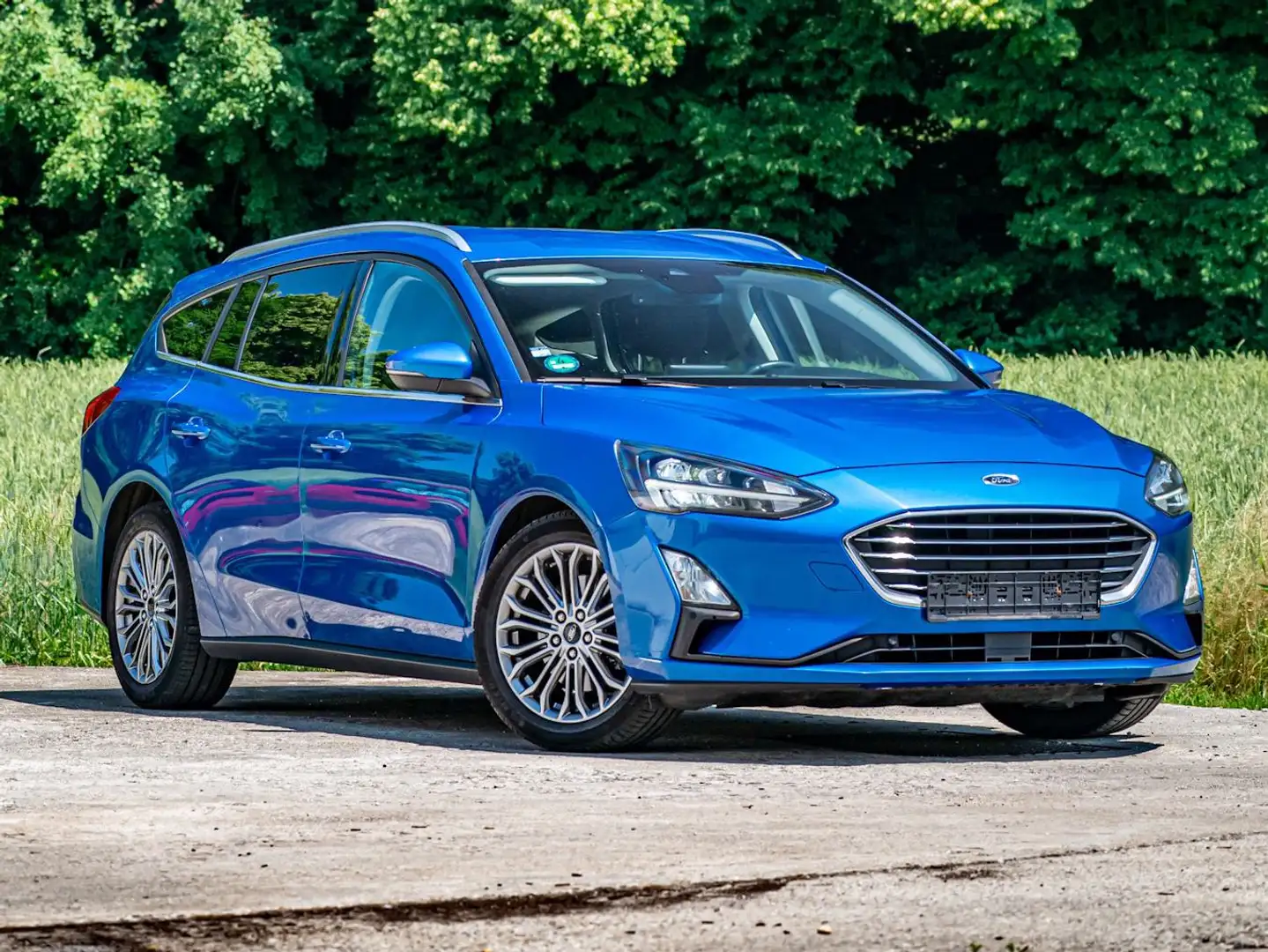 Ford Focus ST-Line  2021 Automatik-Kombi mit Vollausstattung Blauw - 2
