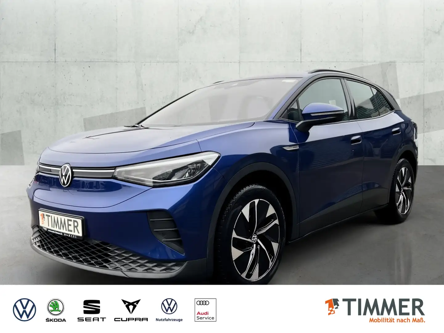 Volkswagen ID.4 PRO PERF. 82 kWh R-Kam+WÄPU +AHK +19" +CARPLAY +L Bleu - 1