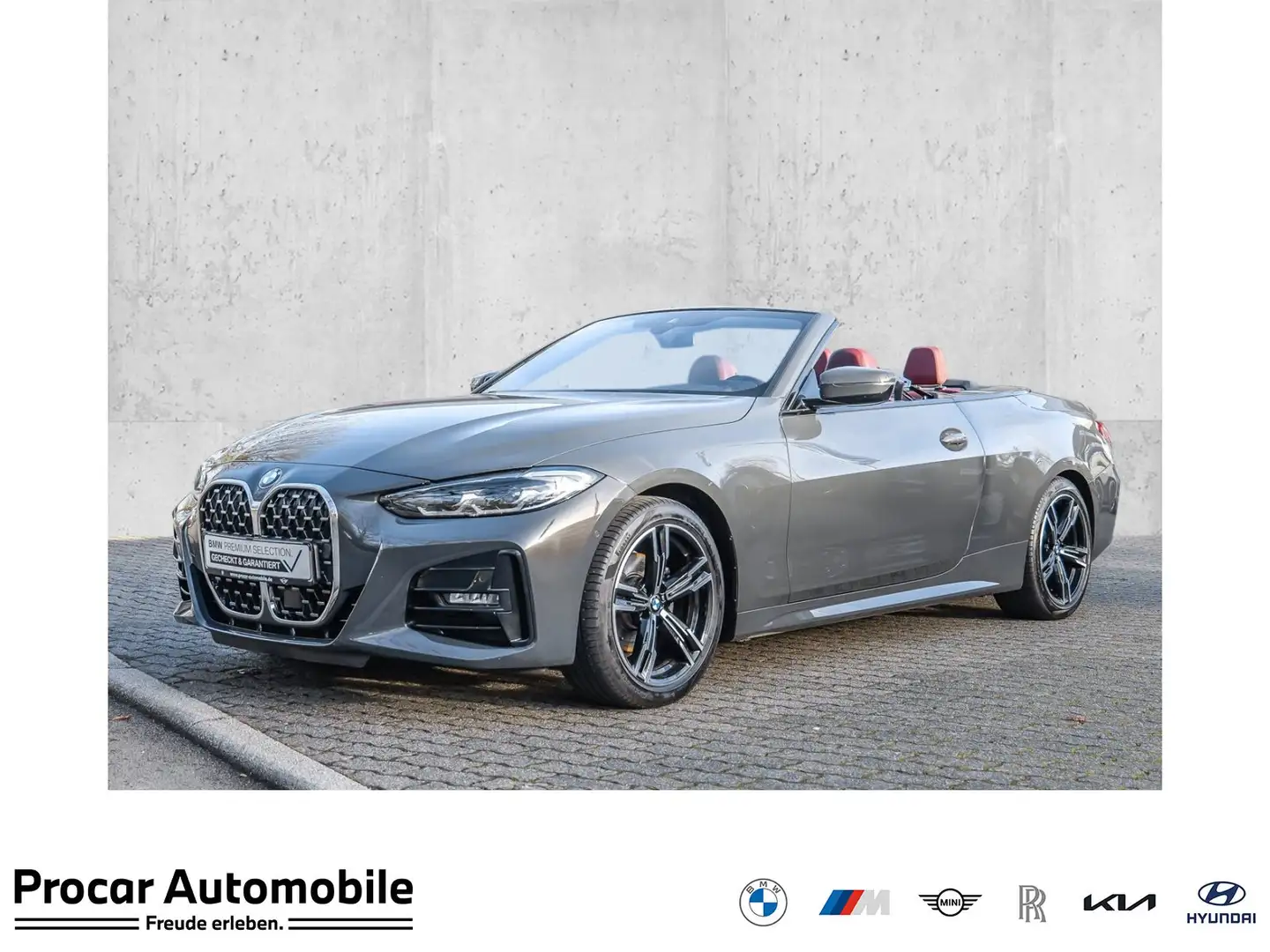 BMW 420 i Cabrio M Sport HiFi DAB DA LC Prof. LED Klimaaut Grau - 1