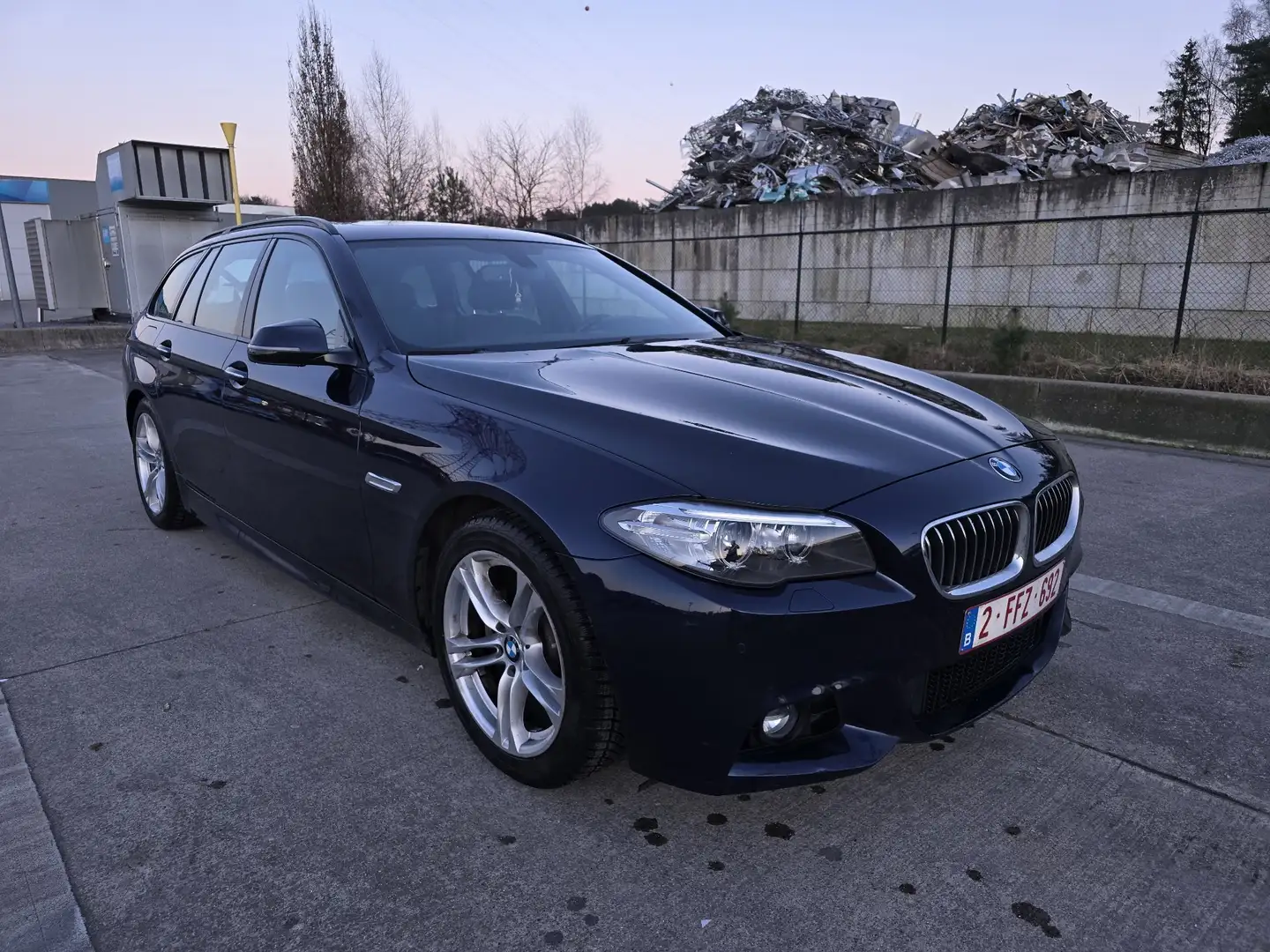 BMW 520 520d Touring Aut. M-pak. Bleu - 1
