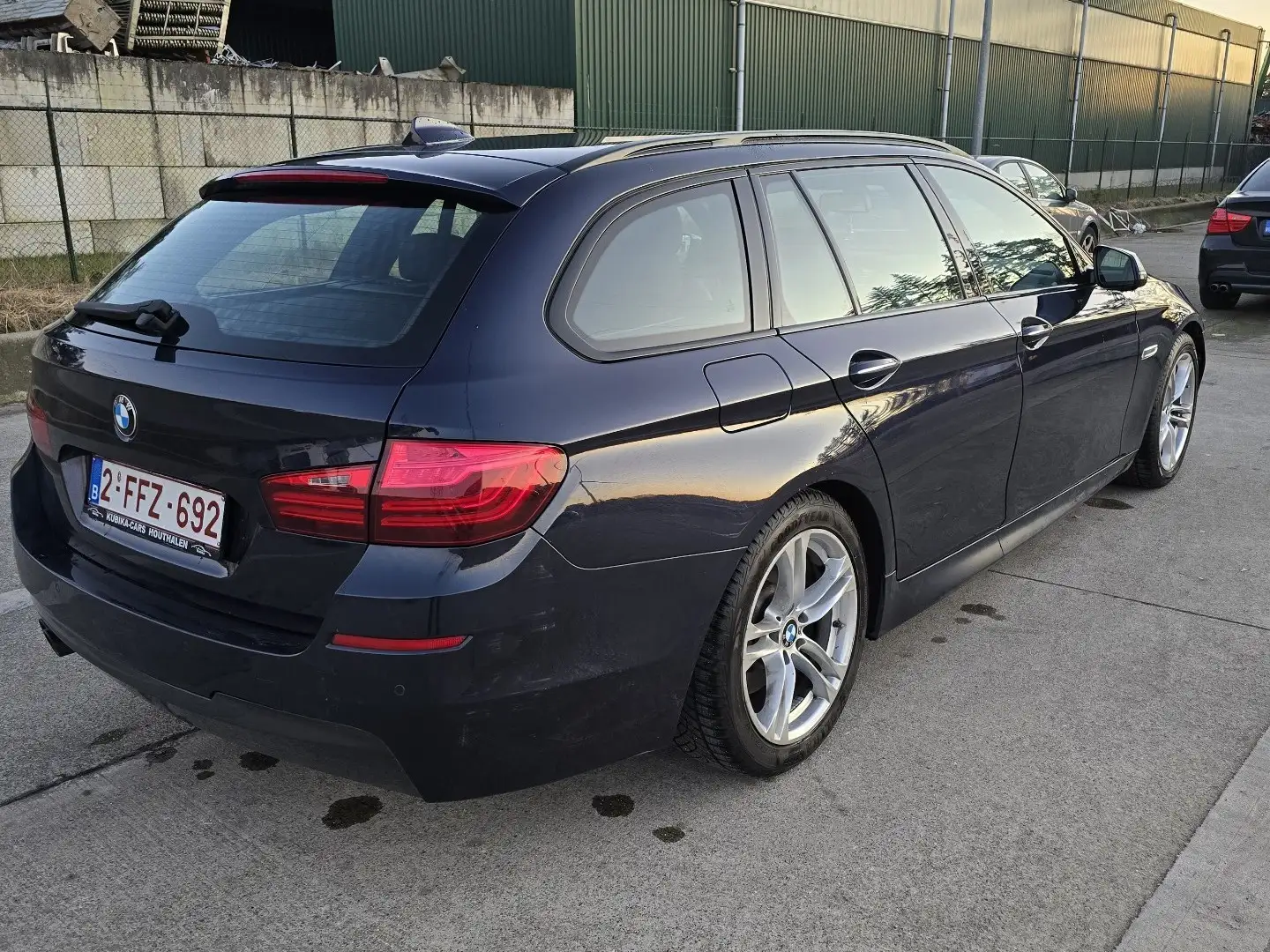 BMW 520 520d Touring Aut. M-pak. Bleu - 2