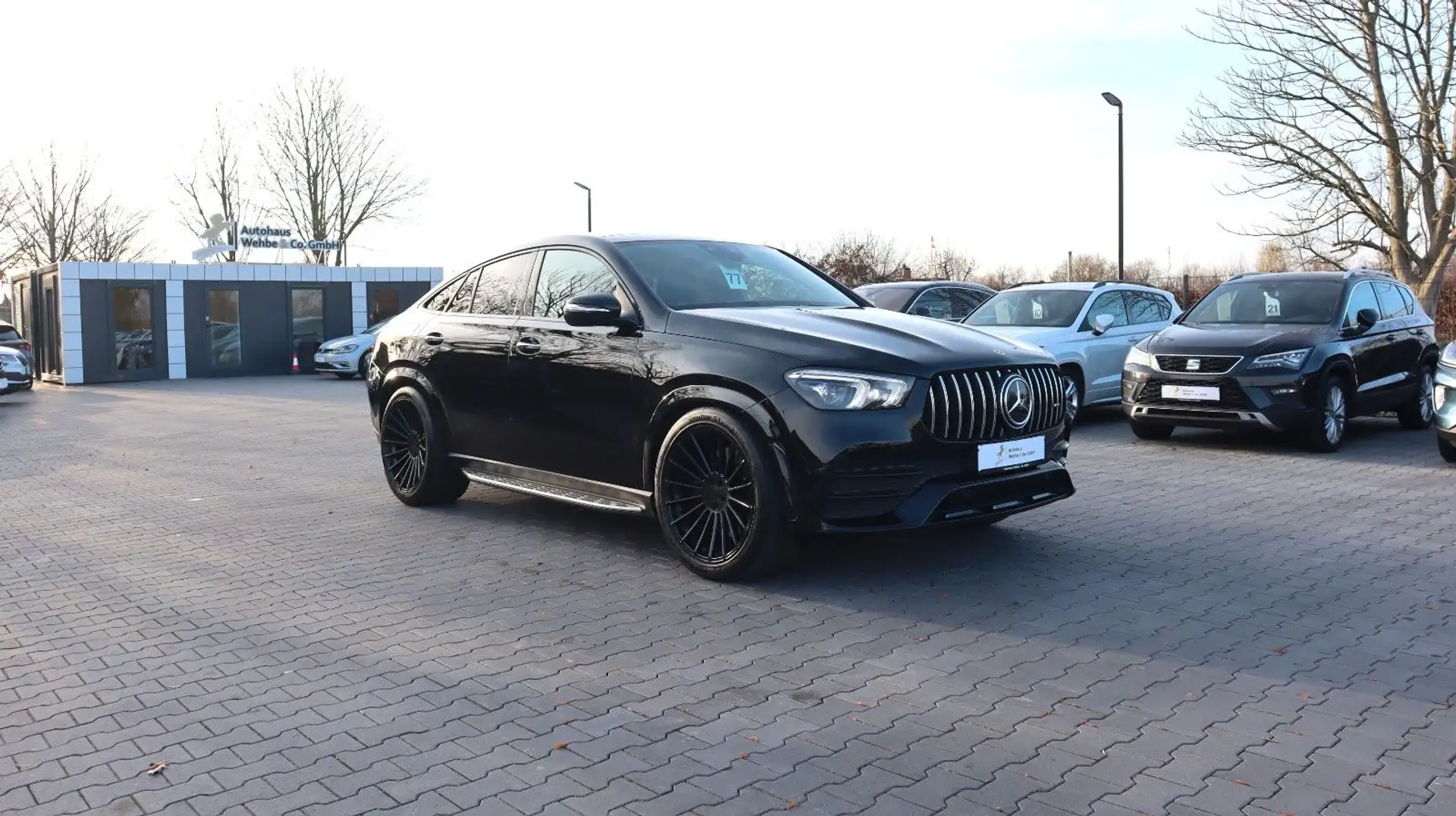 Mercedes-Benz GLE 350 GLE350 4Matic AMG Virtual HUD Burm 360° Pano AHK Schwarz - 1