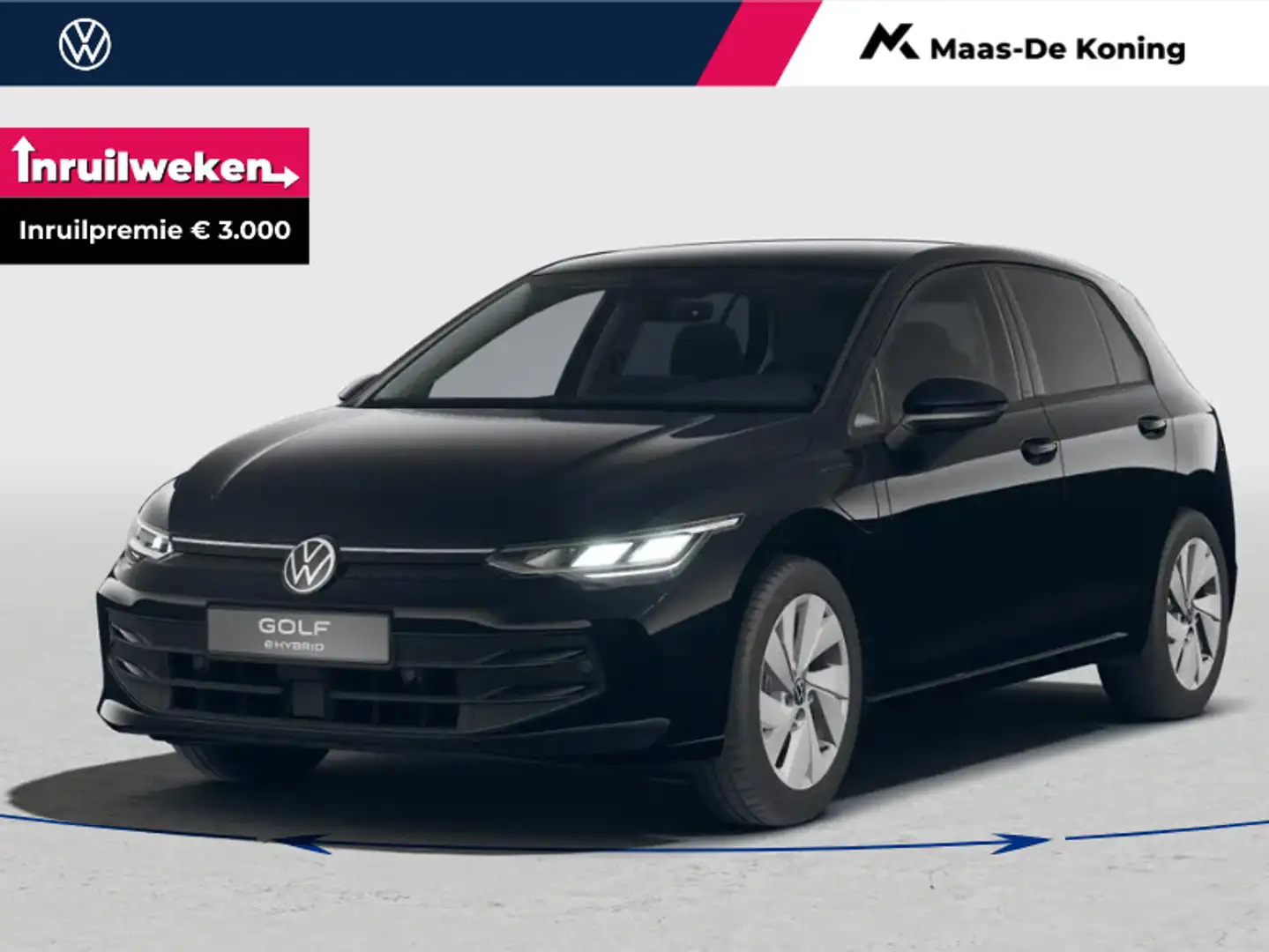 Volkswagen Golf Life Edition 1.5 eHybrid 204 pk 6 versn. DSG · Ach Noir - 1