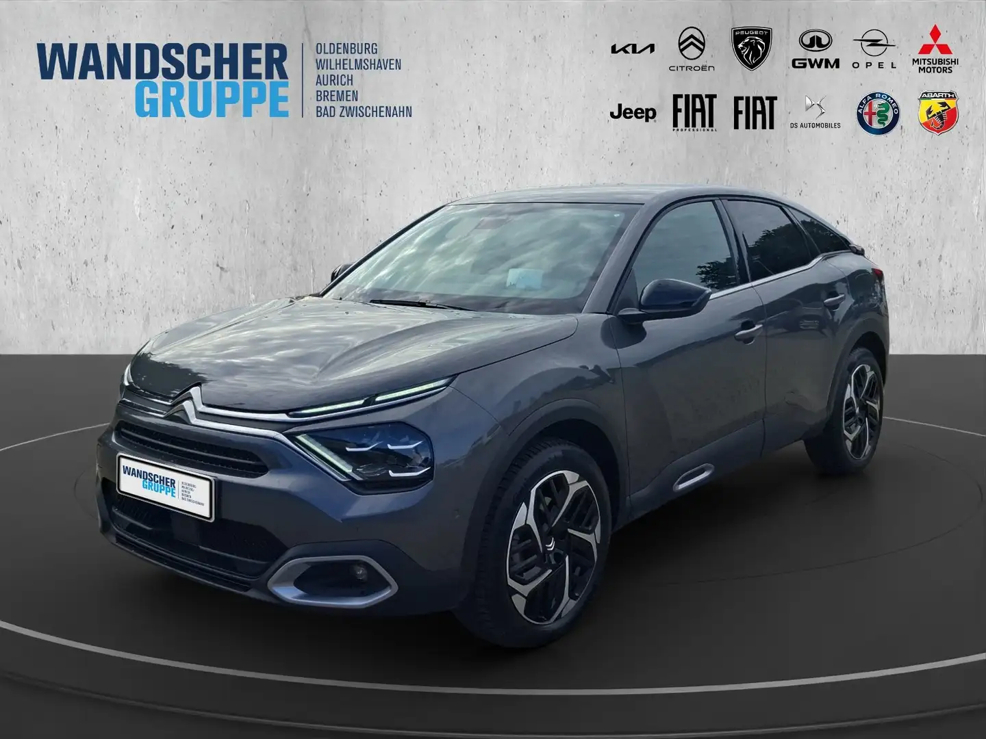 Citroen C4 1.2 PureTech 130 Max HUD+Kam.+KeyLess+LED+SHZ Grau - 1