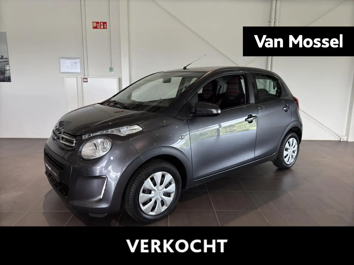 Citroen C1 1.0 VTi Feel | AIRCO | BLUETOOTH | LED | ZUINIG | Gri - 1