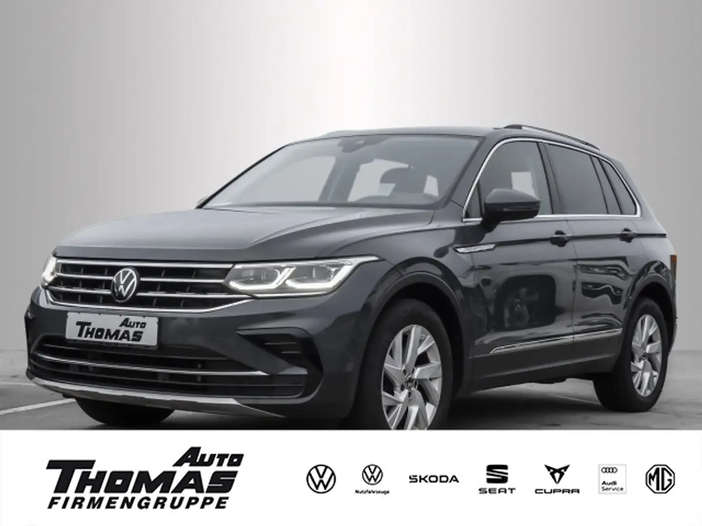 Volkswagen Tiguan Elegance 2.0 TDI AHK+HEAD UP+IQ DRIVE Gris - 1